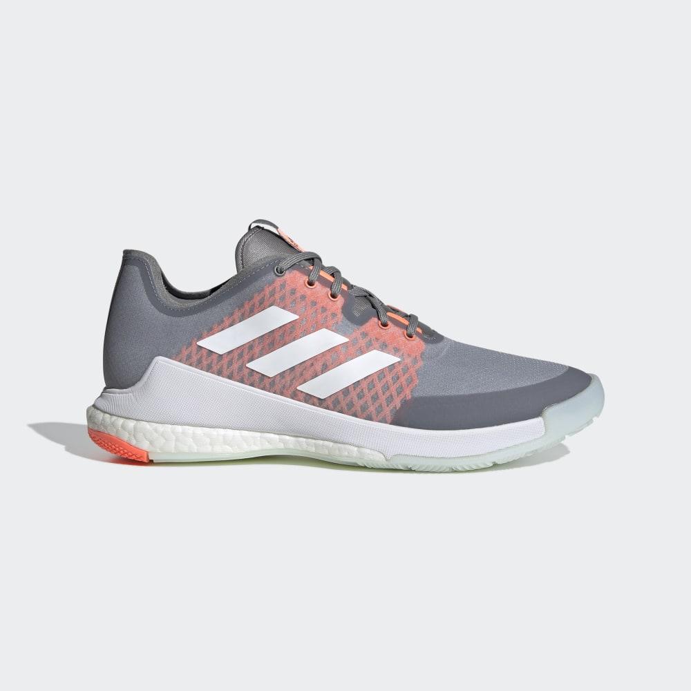 Adidasi Volei Adidas Crazyflight Dama Romania - Gri/Albi/Corai EG2343